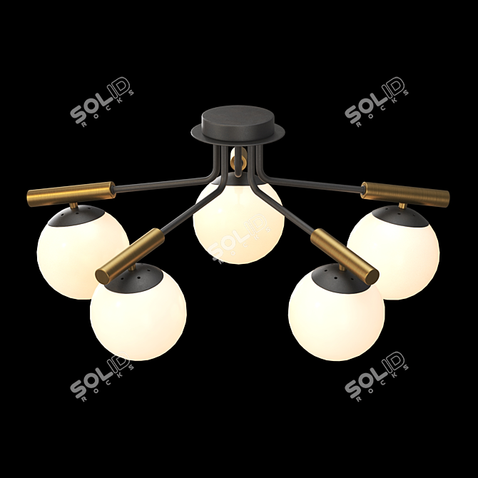 Title: Freya Paolina Ceiling Light 3D model image 2