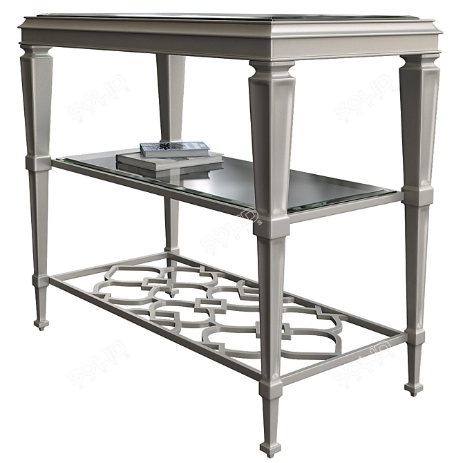 Ellerie 3-Level Side Table: Stylish and Practical 3D model image 2