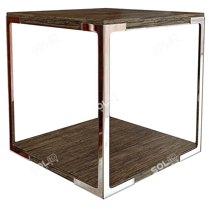 Modern Truman Side Table 3D model image 1