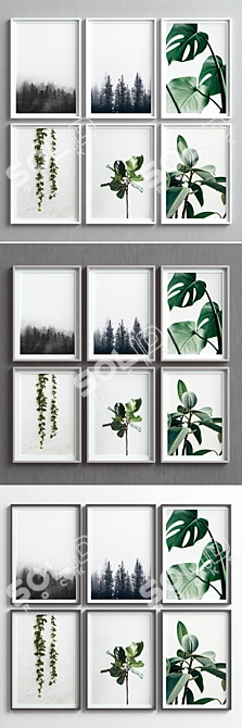 Versatile Picture Frame Set - 47 3D model image 2