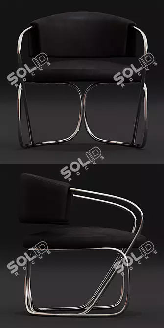 Dreamy Circular Seat 3D model image 2