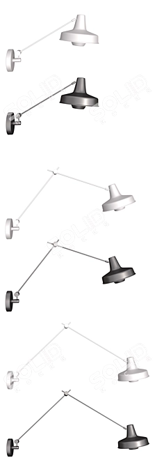 Arigato Wall Lights - Stylish and Modern 3D model image 2
