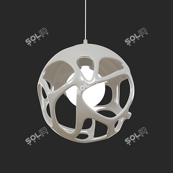 Organic Mantra Pendant Light 3D model image 1