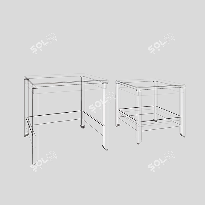 Stylish Havsta Ikea Set 3D model image 3