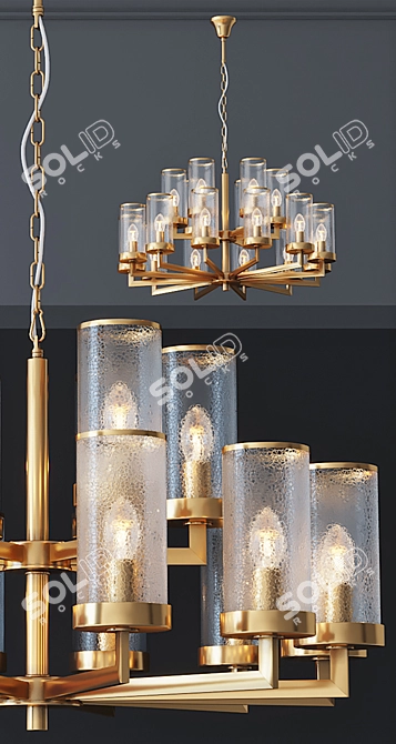 Kelly Wearstler Liaison Chandelier 3D model image 2