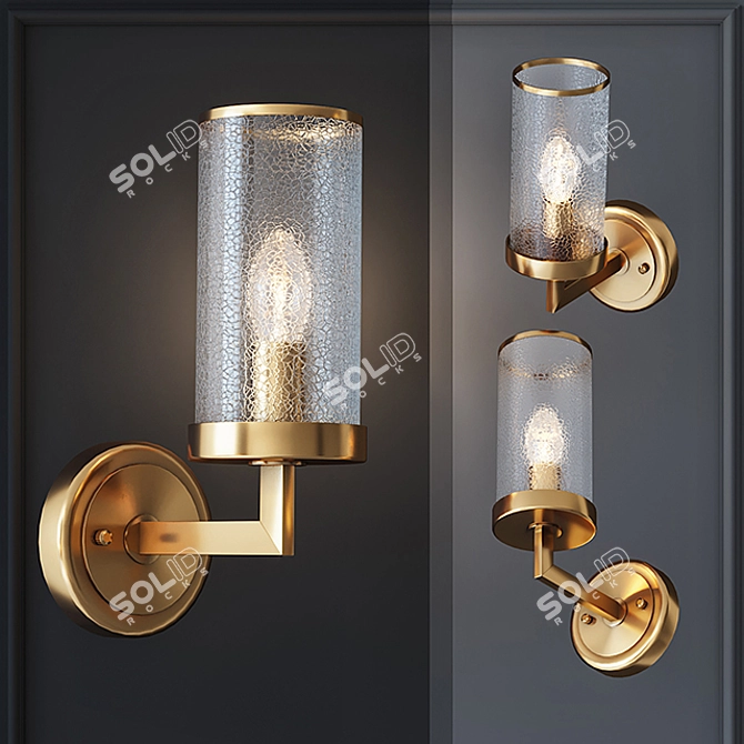 Kelly Wearstler LIAISON Brass Sconce 3D model image 1