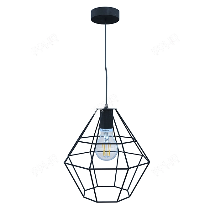 Orso Leroy Merlin Chandelier: Elegant Lighting Solution 3D model image 1