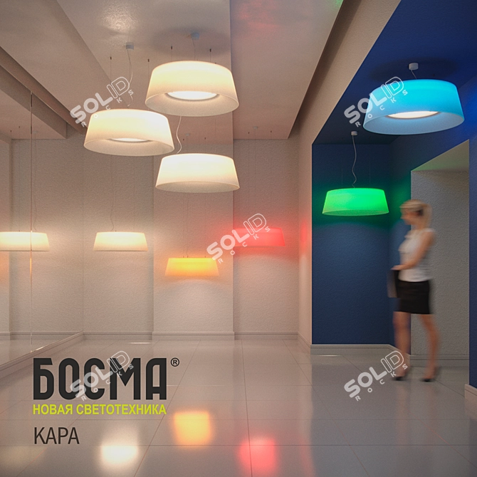 KAPA LED Pendant Light: Functional & Decorative Lighting 3D model image 3