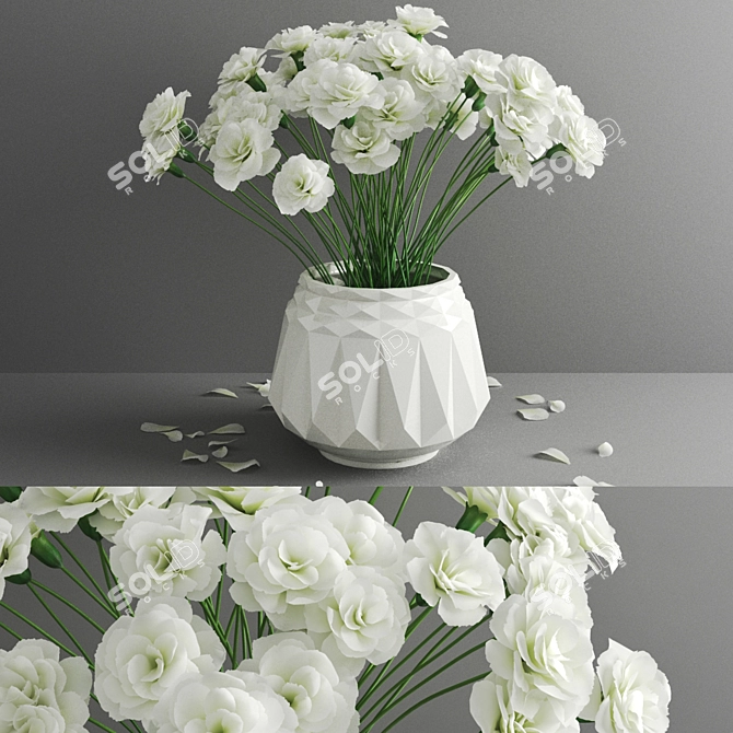Blooming Beauty: Flower107 3D model image 1