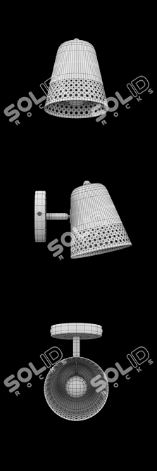 Title: Freya Janet Wall Sconce 3D model image 3