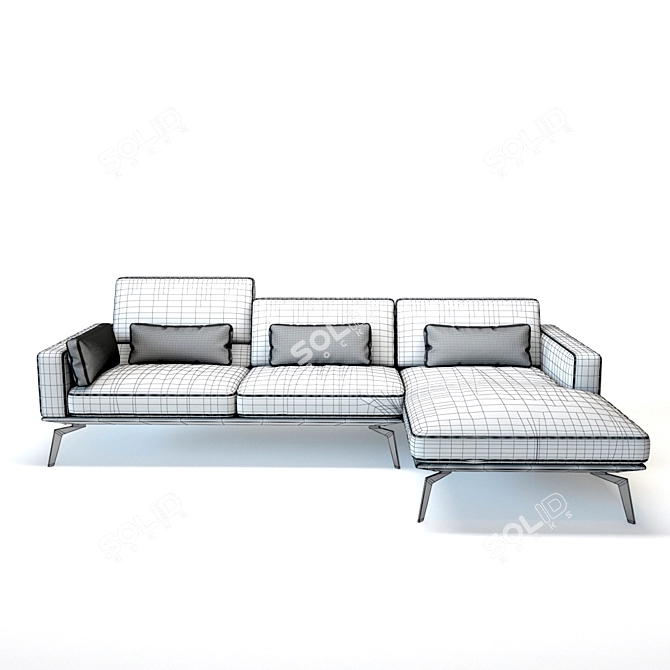 DS-87 by De Sede: Elegant Design and Premium Craftsmanship 3D model image 3