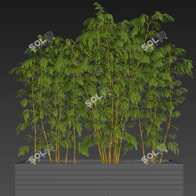 EcoGlow Bamboo Geometry 3D model image 3