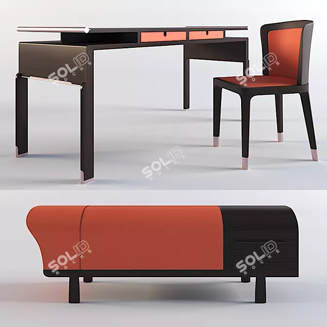Modern Italian Furniture Set: Dimensione Chi Wing Lo 01 3D model image 1