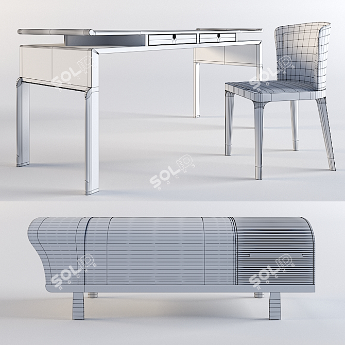 Modern Italian Furniture Set: Dimensione Chi Wing Lo 01 3D model image 3