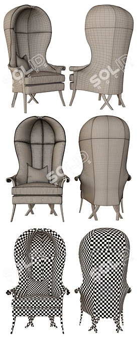 Elegant Christopherguy Morgins: Timeless Beauty 3D model image 3