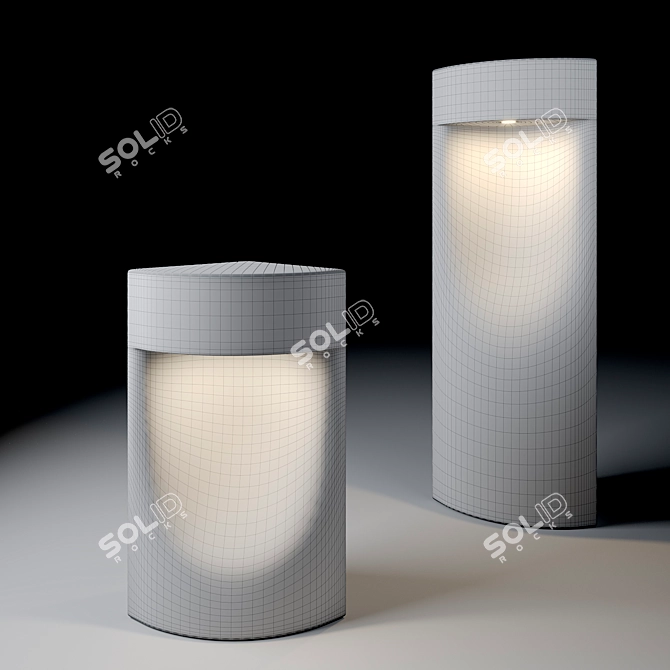 BOVER MOAI Garden Lights: Stylish Outdoor Illumination 3D model image 3