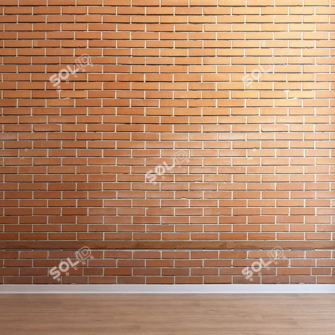 Seamless Brick Masonry for Interiors & Exteriors 3D model image 3