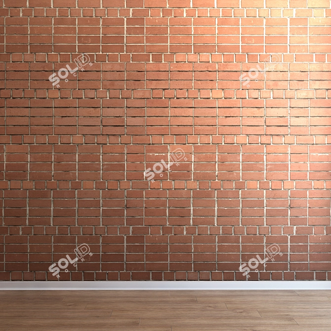 Seamless Brickwork for Interiors & Exteriors 3D model image 3