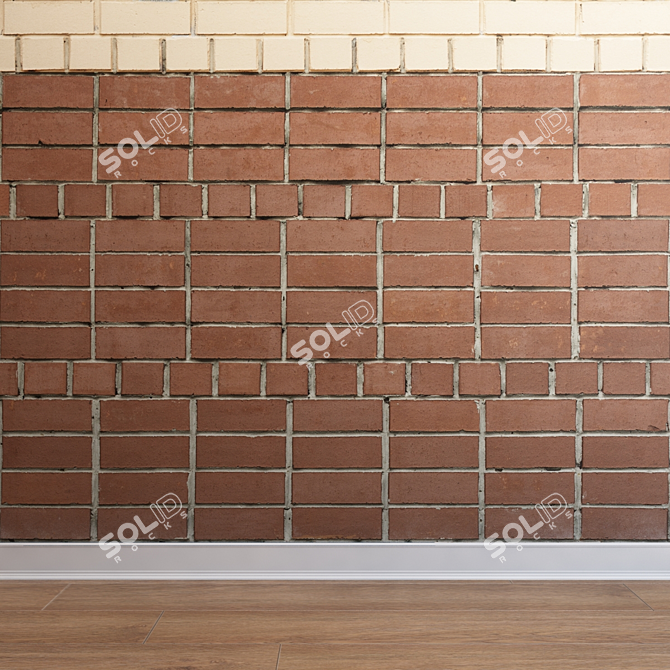 Seamless Brickwork - Ultra HD Quality 3D model image 1