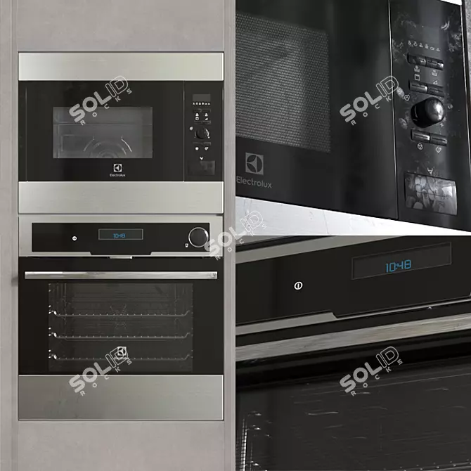 Electrolux EMS-17006OX: Efficient & Stylish Oven 3D model image 1