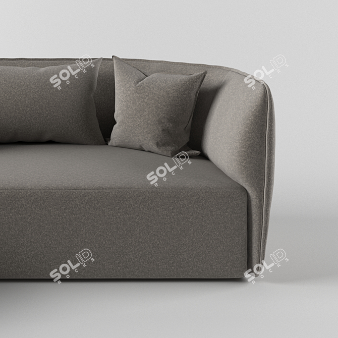 Chamfer Modular Sofa by Moroso 3D model image 2