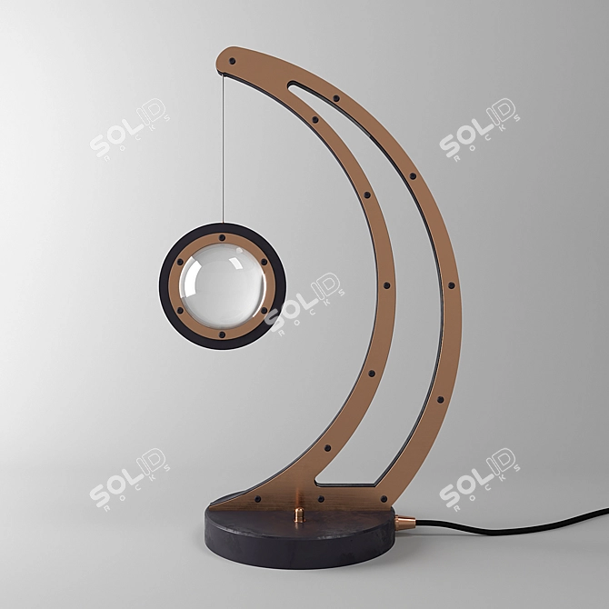 Sunset Renaissance Table Lamp 3D model image 1