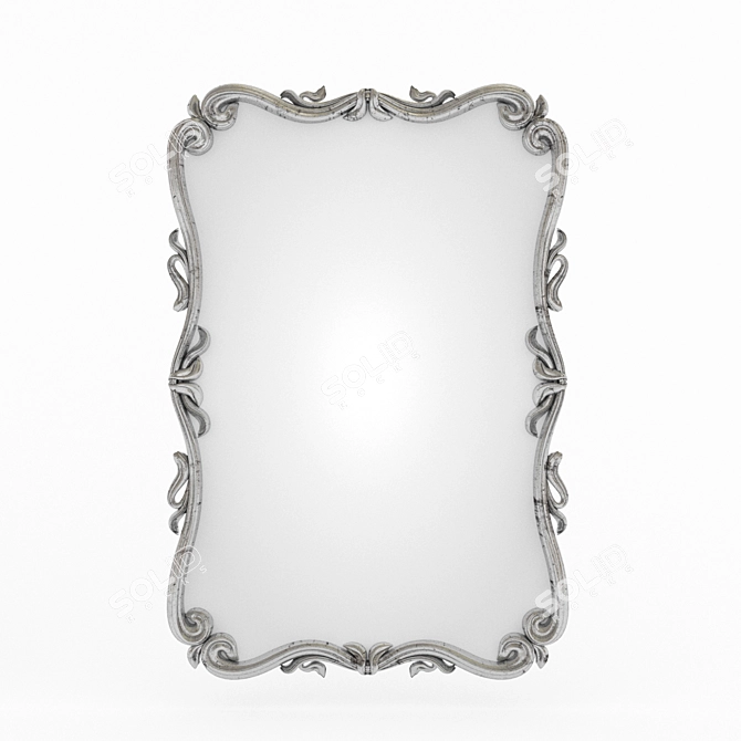 Stephanie Romano Home Sculpted Mirror 3D model image 2