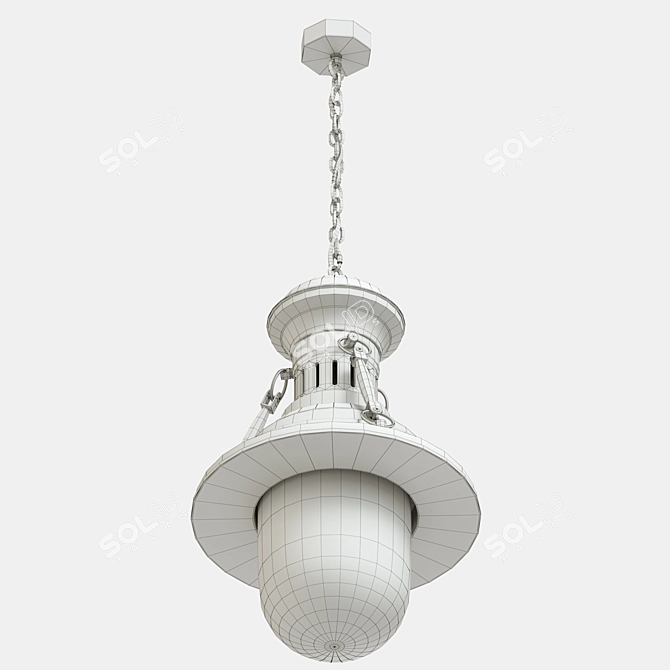 OML-91606-01: Phenomenal 400mm Diameter Pendant Light 3D model image 3