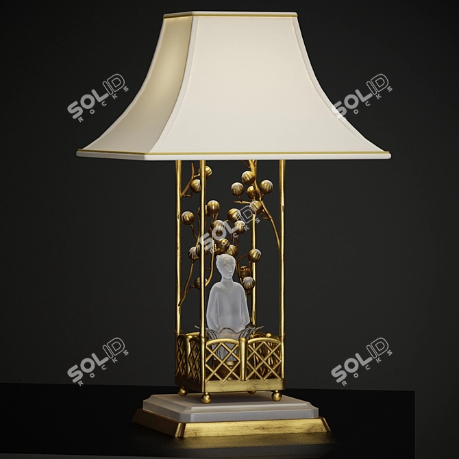 Modern Minimalist Lamp 3D model image 1