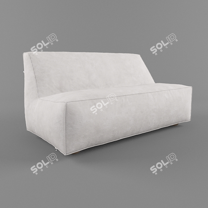 Modular Longer Sofa 3D model image 1