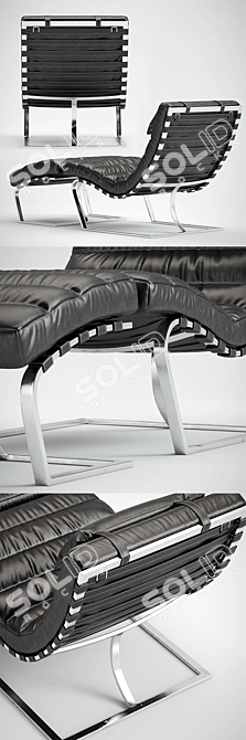 Modern Goodwyn Lounge Chair 3D model image 2