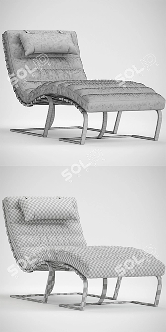Modern Goodwyn Lounge Chair 3D model image 3