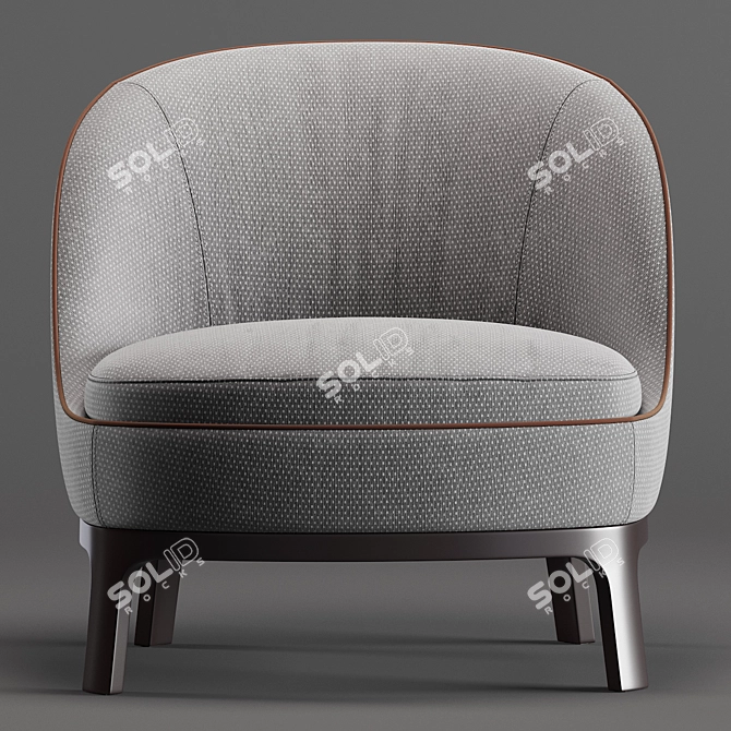 Elegant Dragonfly Armchair - Robust Design 3D model image 2