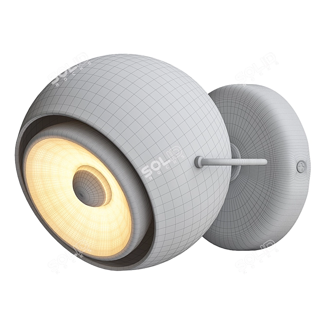 Sleek Steel Elegance: Fabbian Beluga 3D model image 3