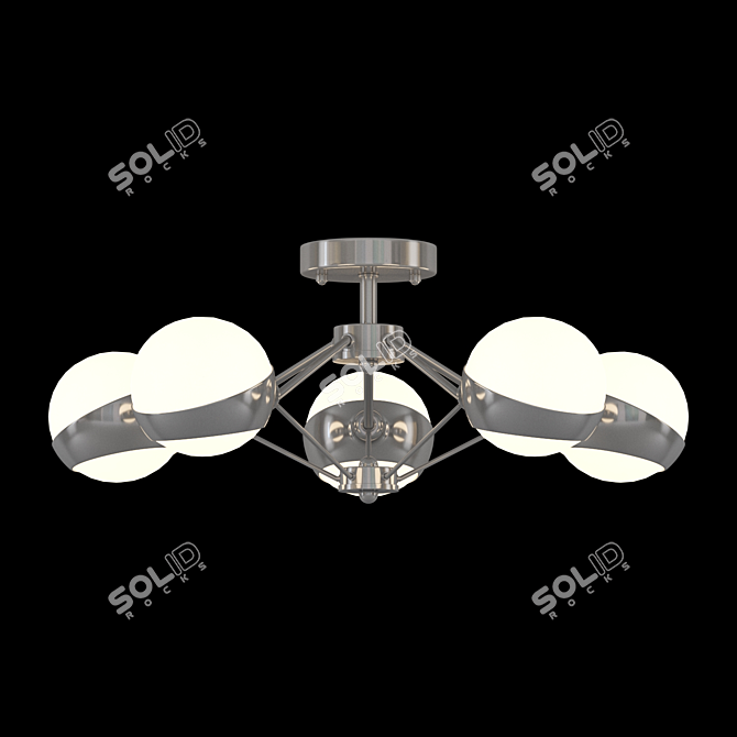 Freya Silvia Ceiling Light 3D model image 1