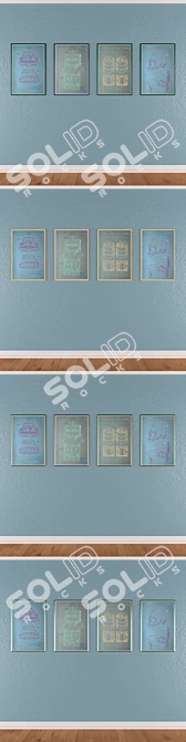 Inclusive Wall Art Set 3D model image 3