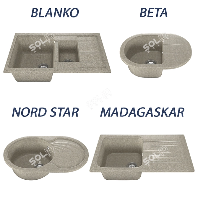 UV Disinfection: Advanced Washing Models 3D model image 1