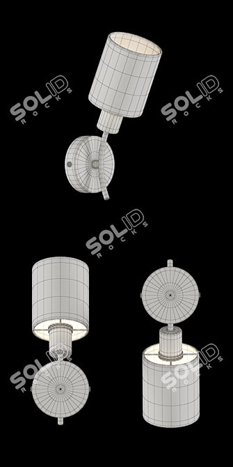 

Freya Vivian Wall Sconce - Elegant Lighting Fixture 3D model image 3