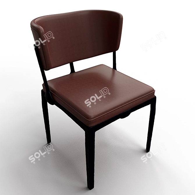Versatile Morgan Chair 3D model image 1