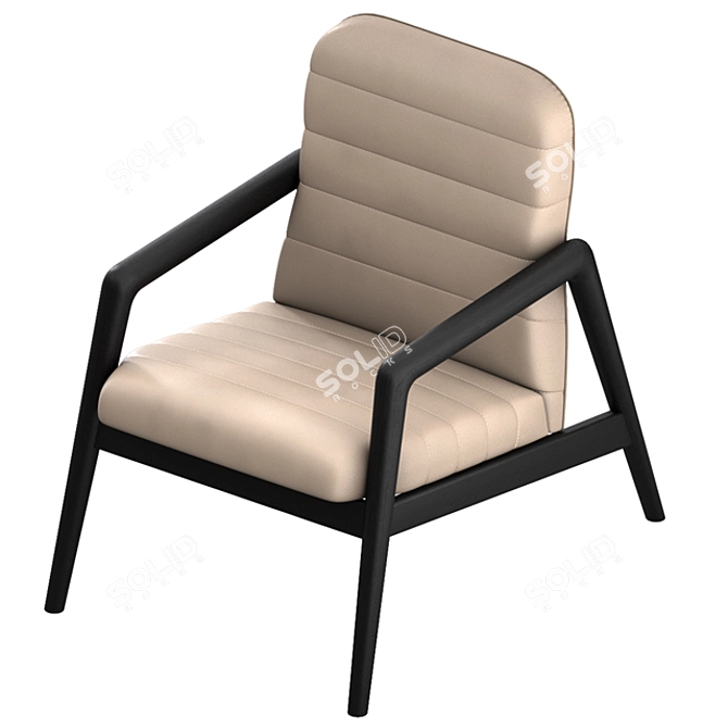 Horm Carnaby Armchair: Stylish and Comfortable 3D model image 1