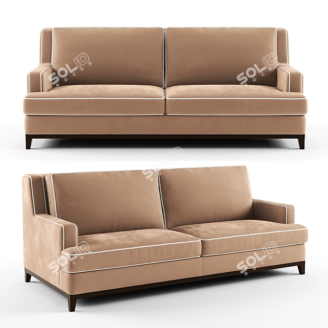 Tosconova Ritz Sofa: Elegant and Comfortable 3D model image 1