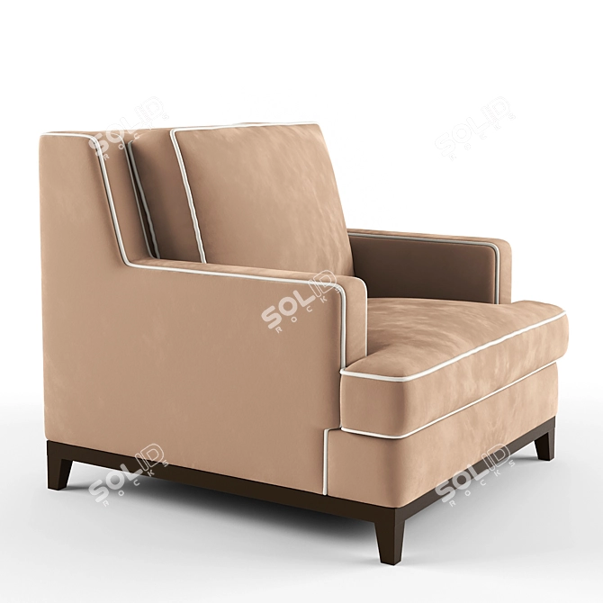 Tosconova Ritz Sofa: Elegant and Comfortable 3D model image 2