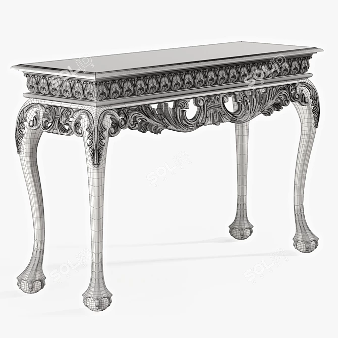 Elegant Eichholtz Console Table Morelli 3D model image 3