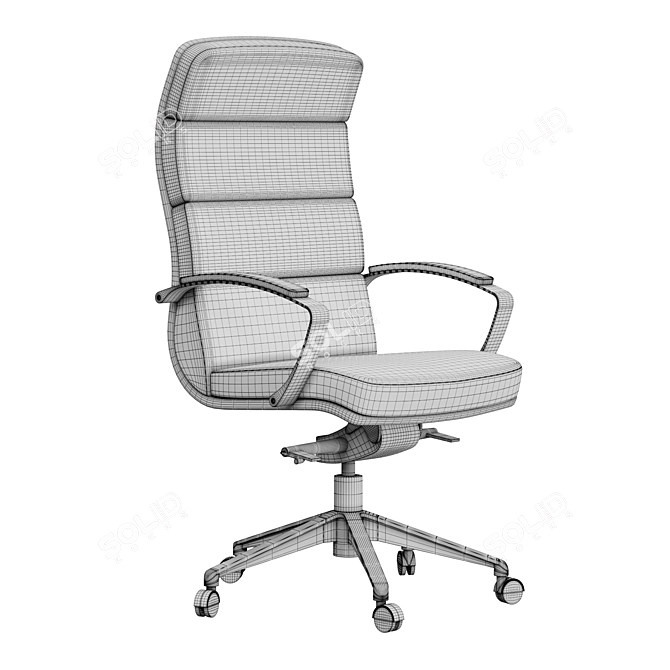 Title: Modern Italian Armchair: Scena 3D model image 2