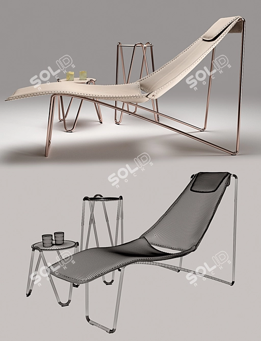 Apelle Cushion & Tables Set 3D model image 2