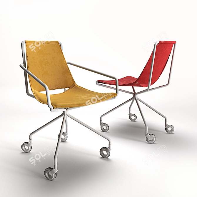 Elegant ApelleD & DP Office Chair 3D model image 1