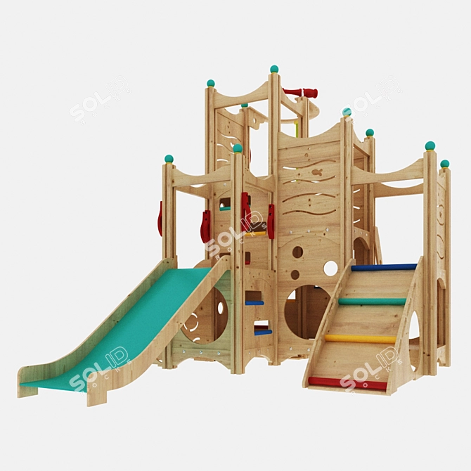 Ultimate Fun Zone Playset 3D model image 2