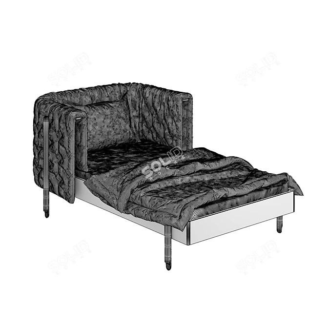 Dreamy Slumber Children's Bed 3D model image 2