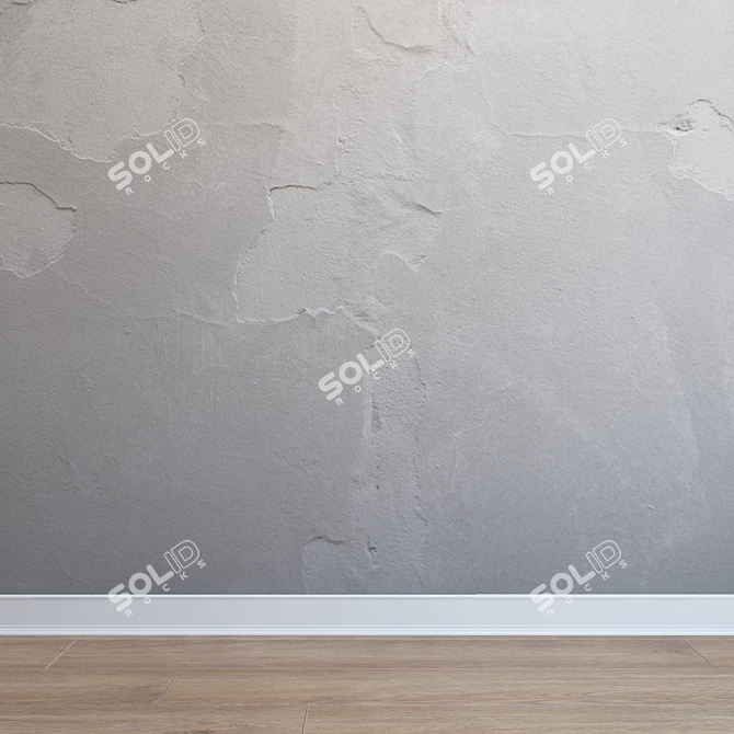 Seamless Ultra HD Plaster 3D model image 1