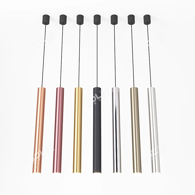 Modern Pendant Light LOOK SP1 3D model image 1